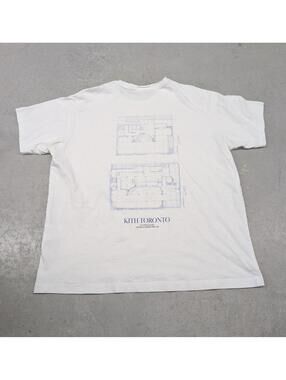 Exclusive Kith Toronto Store Blue Print Yorkville T-shirt